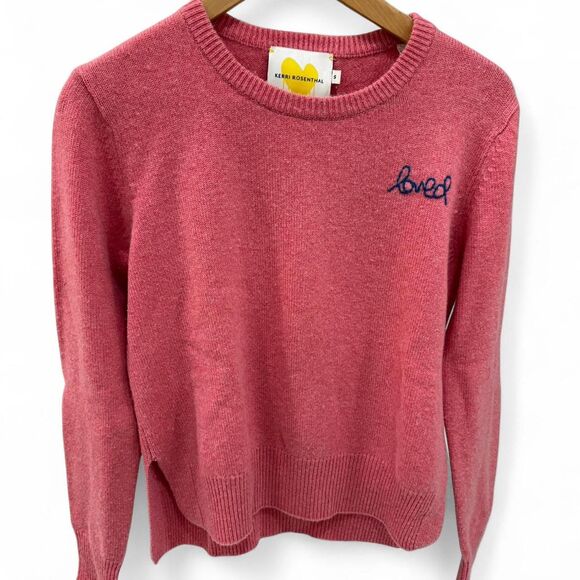 Kerri Rosenthal Sweaters - Kerri Rosenthal Women's Pink Cashmere Jumper